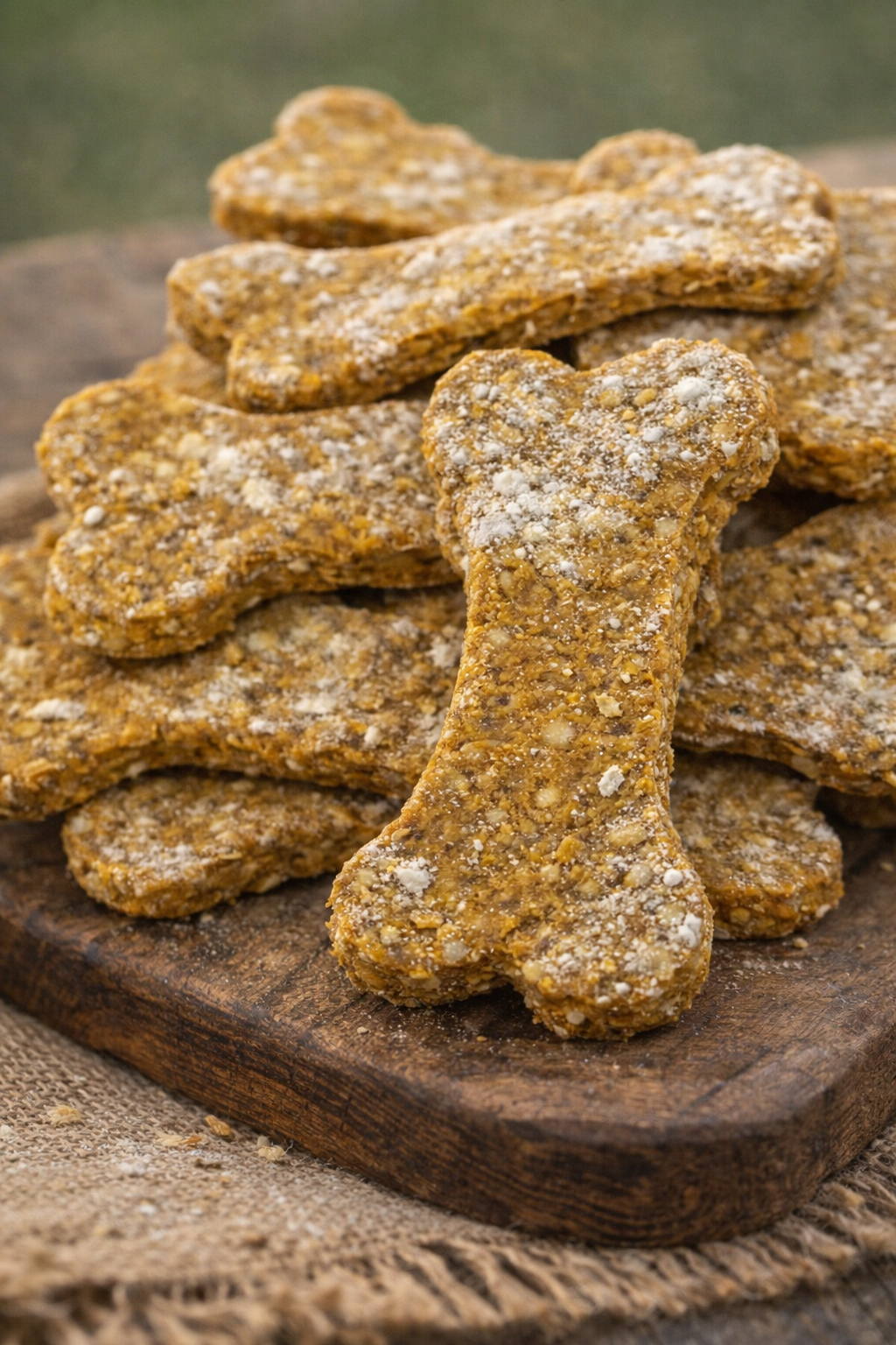 Pumpkin Oat Biscuits for Dogs (12 treats)