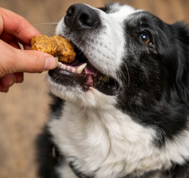 Pumpkin Oat Biscuits for Dogs (12 treats)